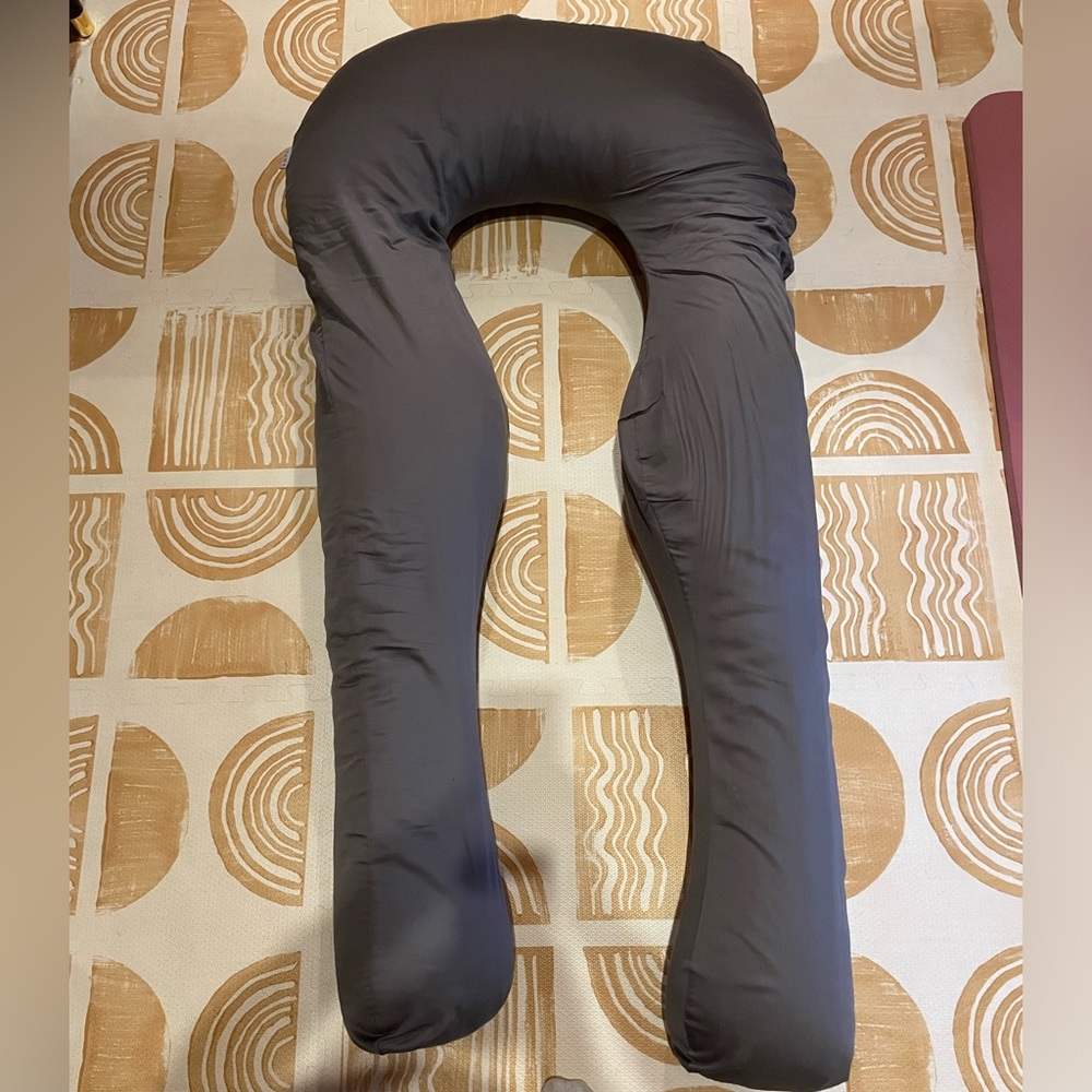Yana full body pillow with eucalyptus cover